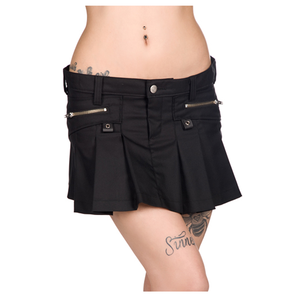 Women’s Black Mini Pistol Skirt
