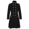 Women’s Gothic Military Velvet Coat