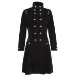 Women’s Gothic Military Velvet Coat