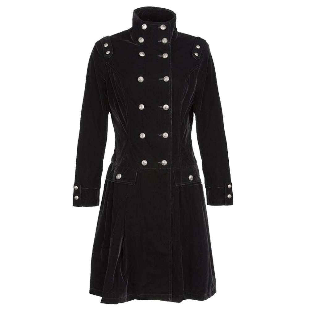 Women’s Gothic Military Velvet Coat
