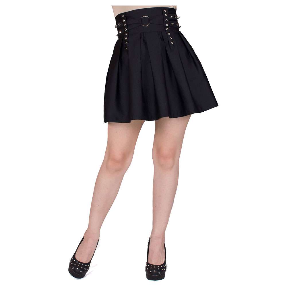 Women’s Gloomy Gothic High Waist Pleated Skirt