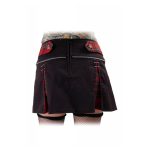 Women Death Rock Short Tartan Skirt - Image 3