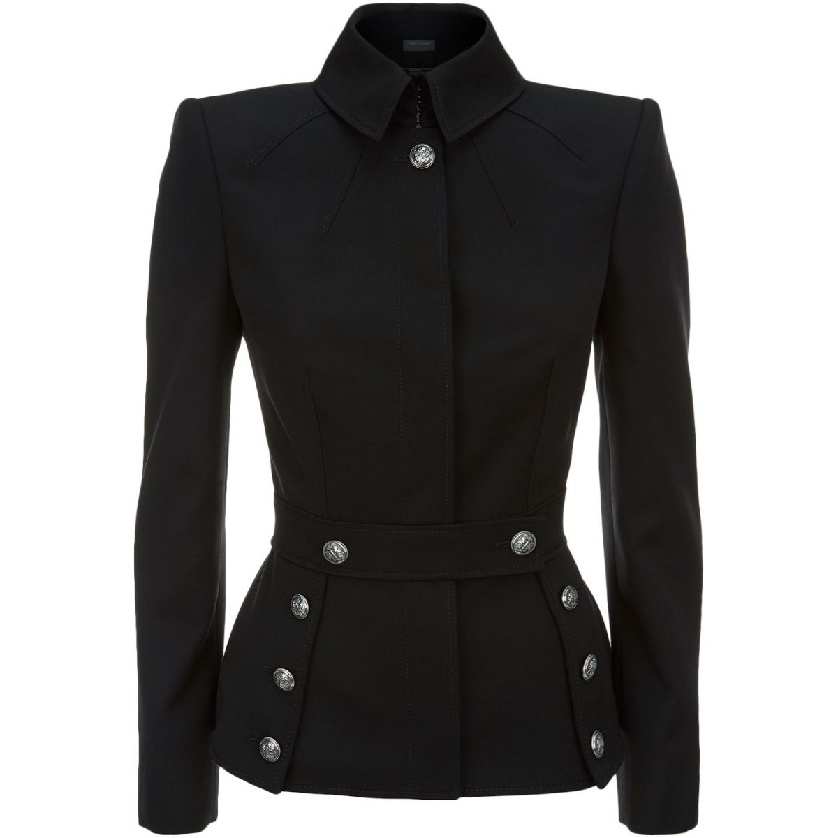 Women’s Military Style Gothic Officer Wool Coat Jacket