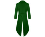 Men Steampunk Victorian Tailcoat | Multi-Color Cotton Gothic Cutaway Jacket with Split Tails - Image 3