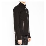 Men Gothic Emo Punk Rock Biker Jacket | Black Alternative Outerwear - Image 3