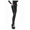 Women’s Gothic Genuine Sheepskin Leather Pants | Luxury Gothic Fashion