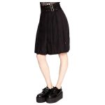 Ladies Gothic Steampunk Long Black Kilt - Image 2