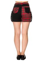 Punk Women Gothic Badass Babes Shorts Skirt | Edgy Punk Goth Fashion - Image 2