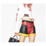 Women Black Gothic Mini Skirt - Image 5