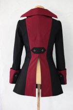 Women Steampunk Victorian Pirate Jacket - Image 3