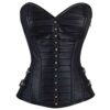 Gothic Faux Leather Corset Sexy Corset Steel Boned Overbust Corset (2025)