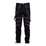 Men Gothic Military Officer Pants - Image 2