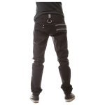 Gothic Slim Fit Zipper Pants - Image 3