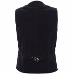 Steampunk Blue Velvet Vest Gothic Victorian Style Waistcoat Handmade Vampire Vest - Image 2