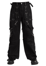 Men Cyber Goth Convertible Baggy Cargo Pants | Elite Gothic Pant