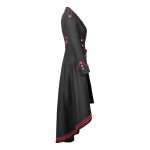 Women Steampunk Military Gothic Long Coat - Image 3