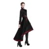Women’s Steampunk Military Gothic Long Coat