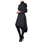 Women Victorian Style Gothic Trench Coat - Image 2