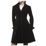 Women Victorian Velvet Frock Coat - Image 3