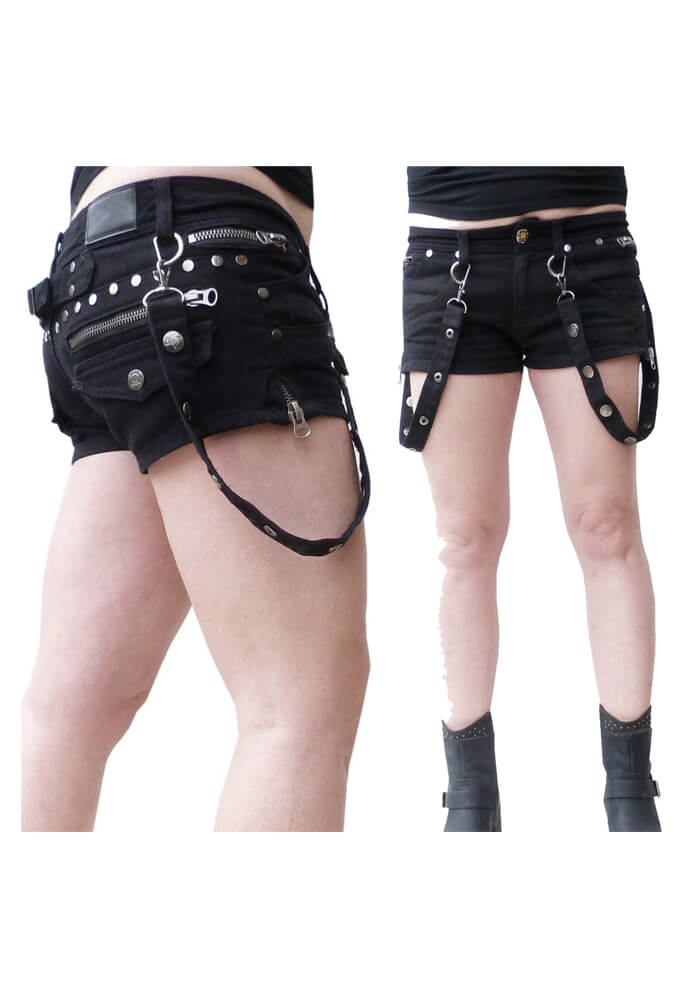 Women’s Gothic Black Mini Skirt