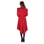 Women Victorian Style Gothic Trench Coat - Image 3