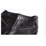 Women Genuine Lambskin Leather Skinny Black Pants | Stylish Pencil Trousers - Image 5