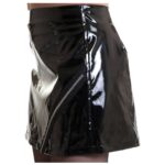 Women’s Gothic Vinyl Mini Skirt - Image 2