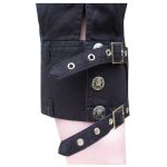 Unisex Gothic D-Ring Strap Cargo Shorts - Image 2