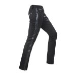 Women Distressed Ripped Gothic Black Skinny Jeans | Alternative Punk Denim - Image 2