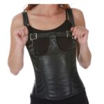 Women’s Underbust Girdle Gothic Corset | Goth Clothing with Adjustable Lacing
