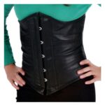 Gothic Leather Steel-Boned Corset Women | Waist-Cinching Alternative Fashion