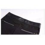 Women Genuine Lambskin Leather Skinny Black Pants | Stylish Pencil Trousers - Image 2