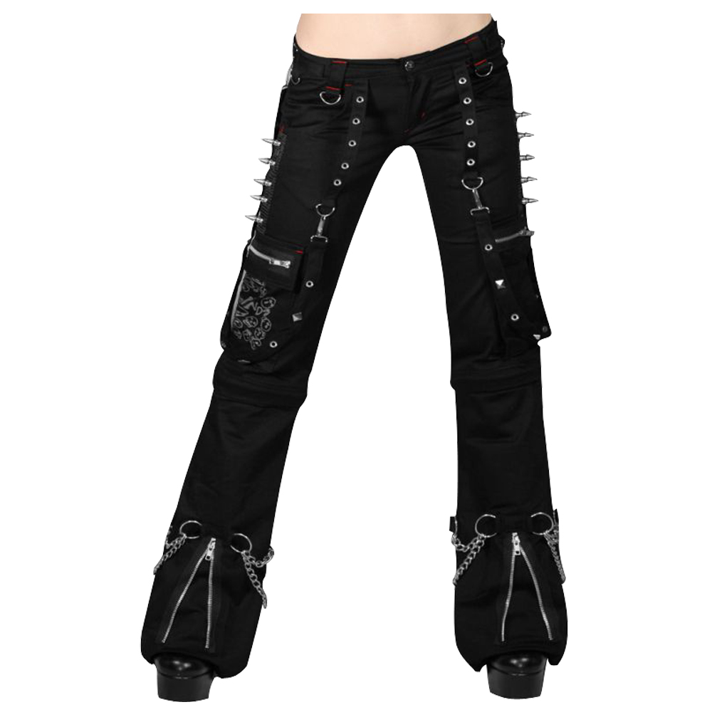 Women Gothic Spice Cargo Bondage Pant