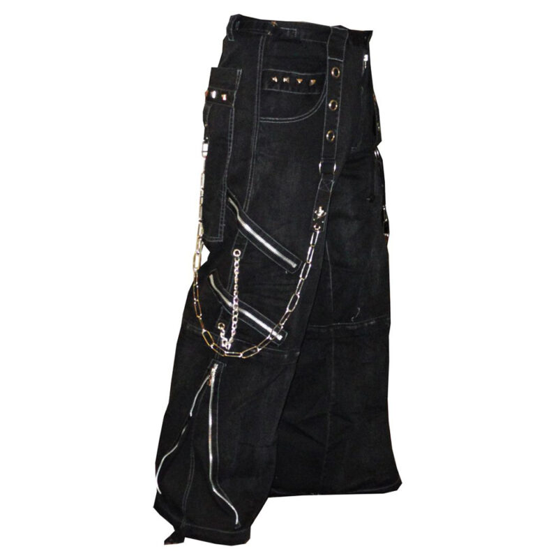 Men Emo Short Fashion Punk Rock Black Summer Short (2025)