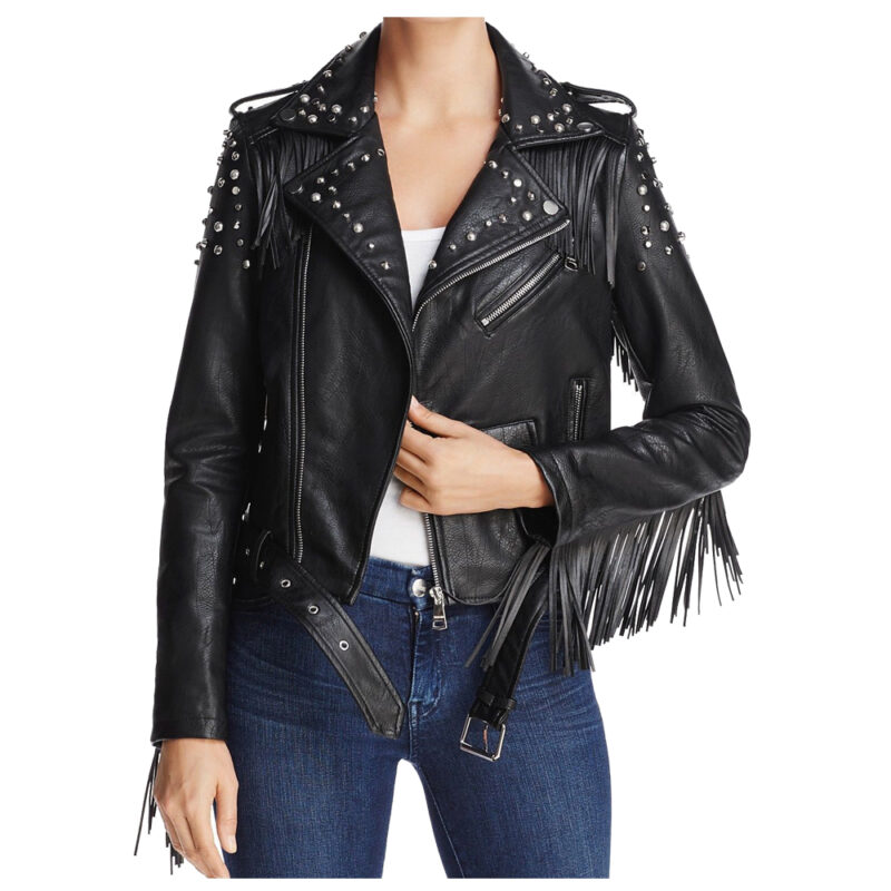 Women’s Gothic Leather Biker Jacket