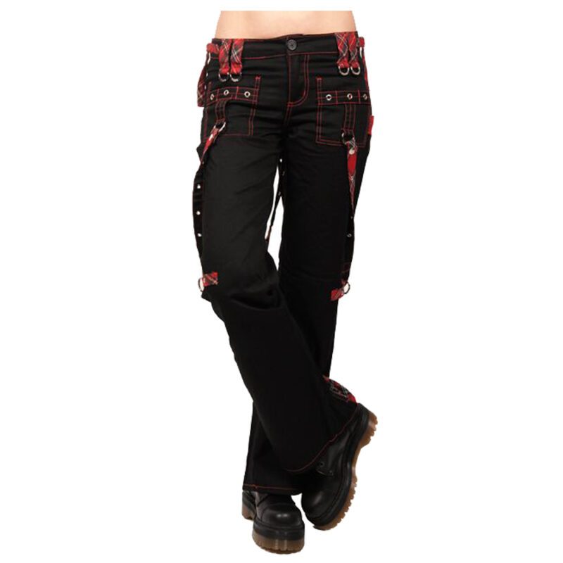 Men Gothic Red Thread Unisex Pant