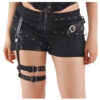 Women’s Black Gothic Shorts