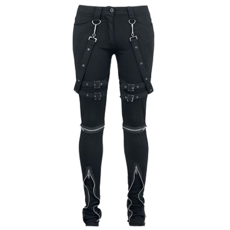 Men’s Black Gothic Chain Pant