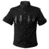 Men Gothic Shirt Black Vintage Straps and Buckle Workwear Style Fashion Shirt (2025)