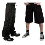 Men’s Gothic Punk Cargo Baggy Pants - Image 2
