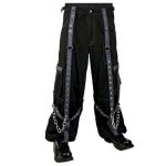 Men Cyber Goth Baggy Trousers - Image 3