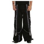Men Cyber Goth Baggy Trousers - Image 6