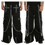 Men Cyber Goth Baggy Trousers - Image 5