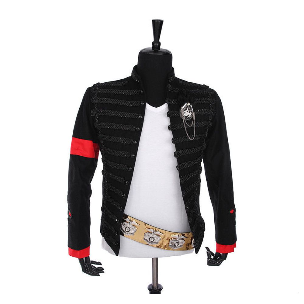 Michael Jackson MTV Award Jacket | Black Hussar-Style MJ Replica