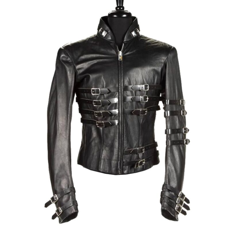 Hot Mj Michael Jackson Leather Jacket Military Style Gothic Jacket Fast Shipping (2025)