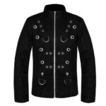 Men’s Psycho Punk Gothic Officer Jacket | Fetish Heavy Metal Coat