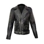 Unisex Studded Cropped Jacket Spike Jacket Punk Style Belt Leather Jacket Bold, Edgy, and Timeless (2025)