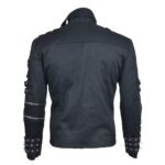 Michael Jackson “Bad” Cosplay Jacket | Black Leather Replica - Image 4