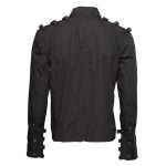 Men Steampunk Buckle Gothic Shirt Full Sleeve Fetish Shirt - Image 2