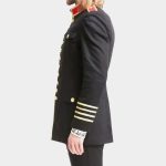 Men Gothic Military Officer Blazer Coat - Image 2